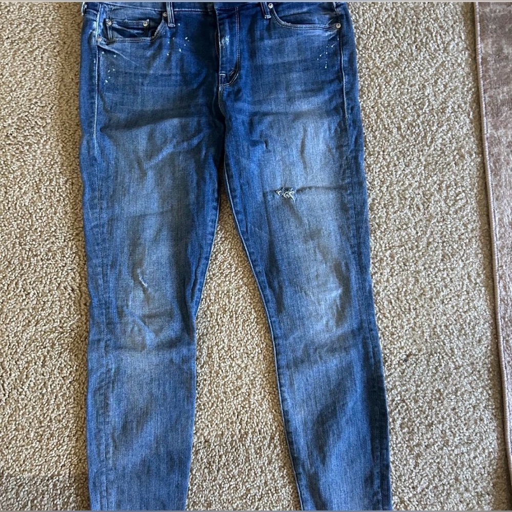 MOTHER Denim Looker Ankle Fray Women’s Size 29